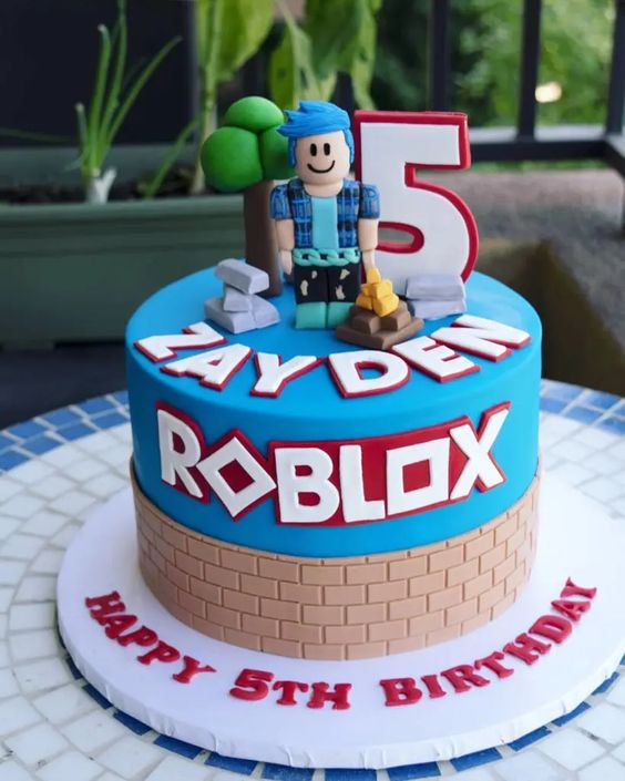 Roblox Brick and Lego Cake