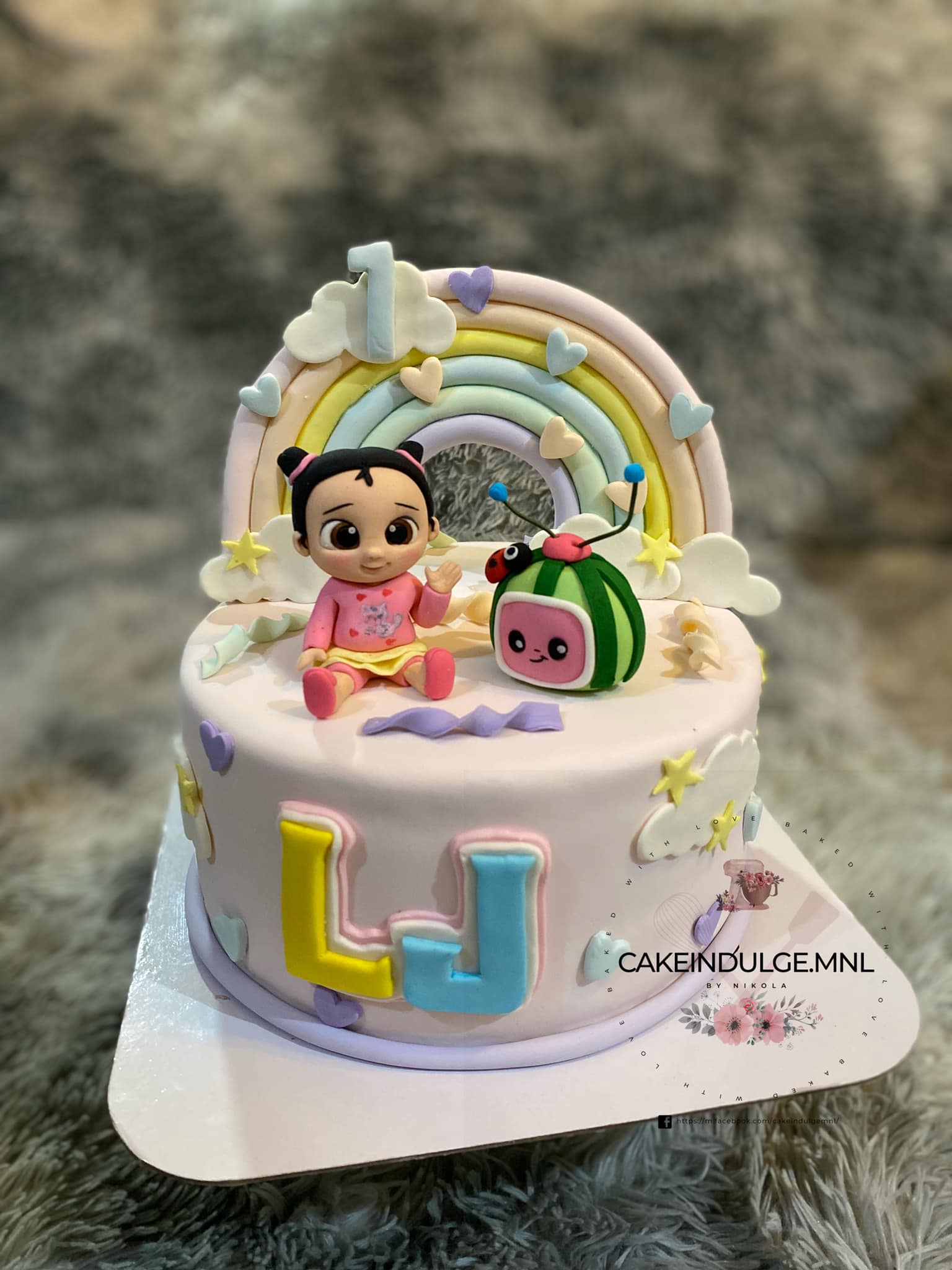 Cocomelon Cake 6 Inch JJ & Friends (With Toy) | YippiiGift-sonthuy.vn