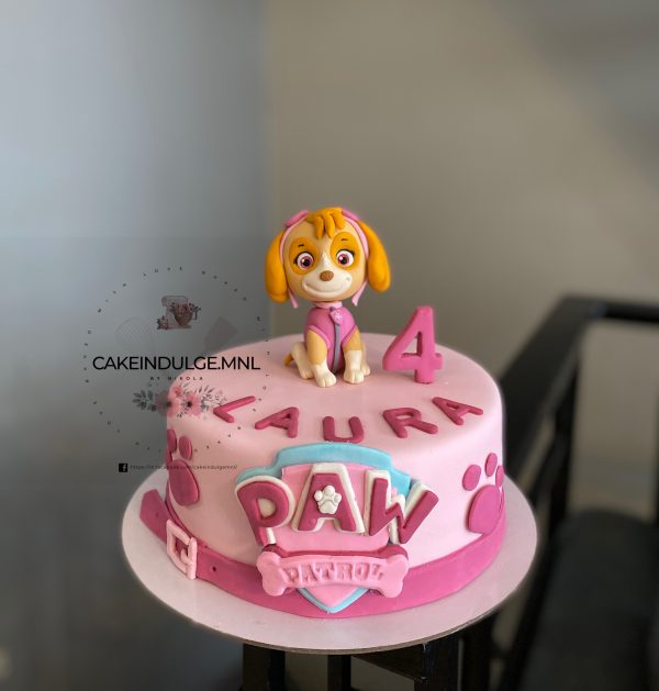 Paw Patrol Pink Cake - CakeIndulge PH