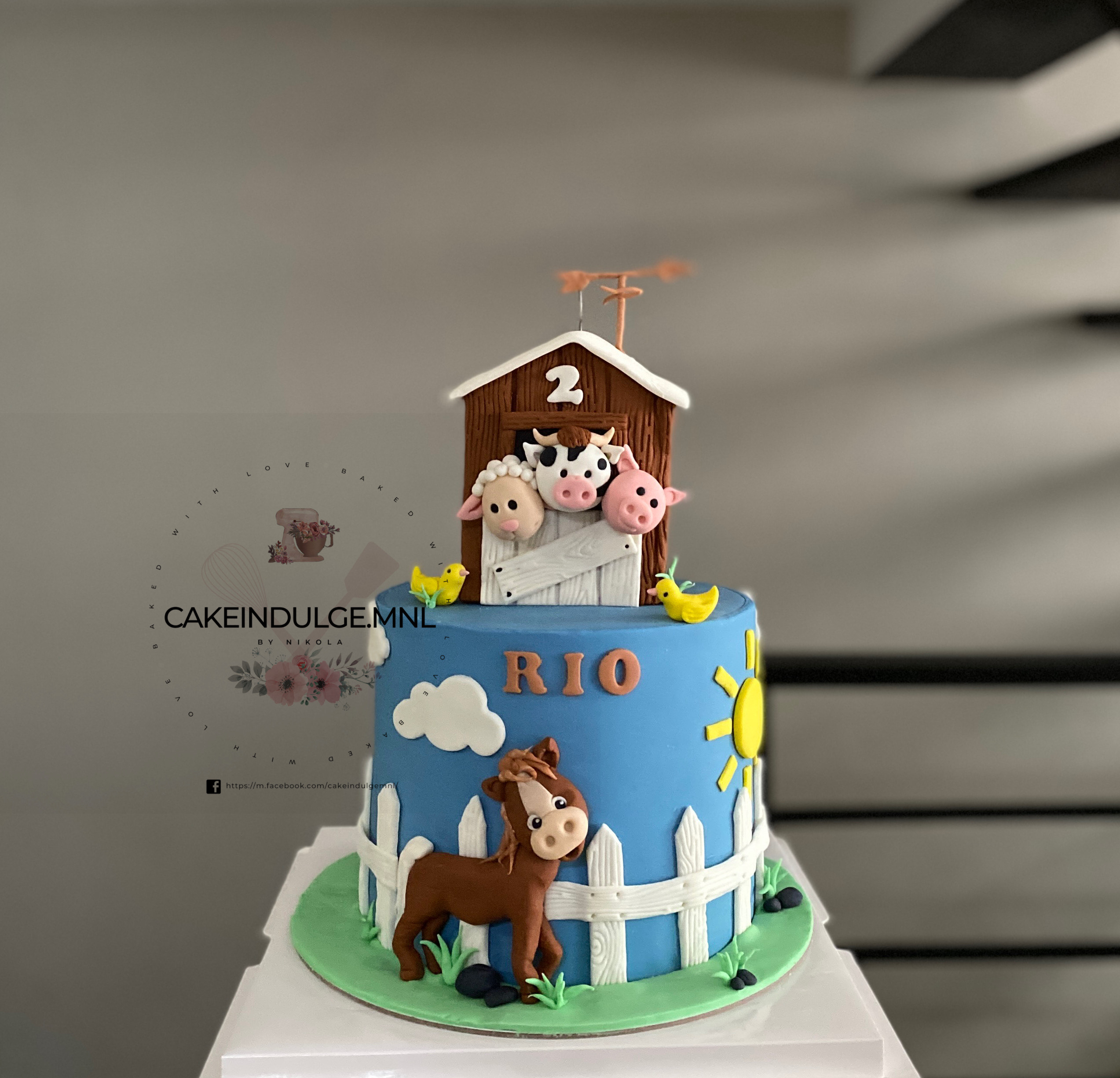 6 Farm Animals Cake Cow 0d723e8c379c3a5193c98c4ded858e9f | Farm animal  birthday, Farm birthday cakes, Animal birthday cakes