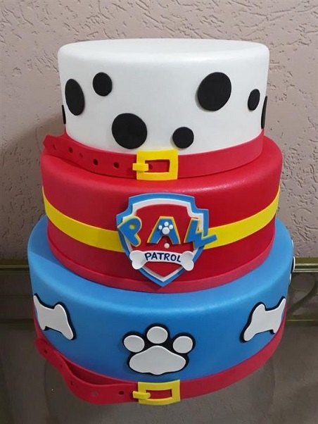 Paw Patrol Three-tier Cake - CakeIndulge PH
