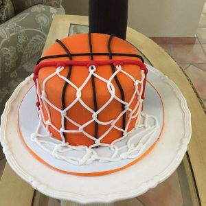 Basketball in Ring Cake