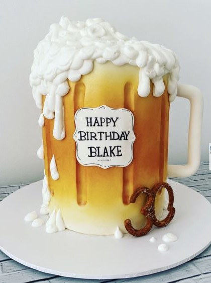 Beer Theme Cakes | Delivery in Noida & Gurgaon - Creme Castle