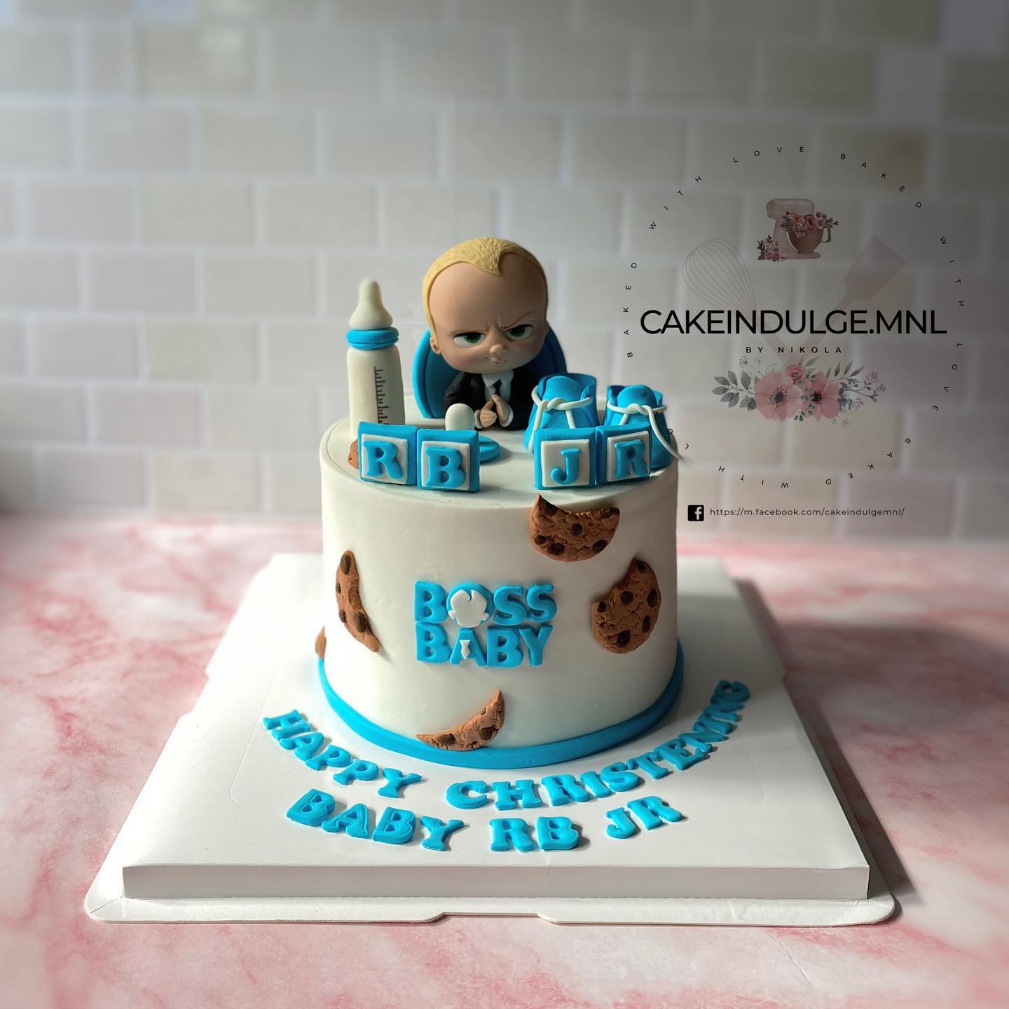 Boss Baby Theme Cake