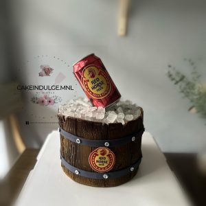 Red Horse Barrel Cake