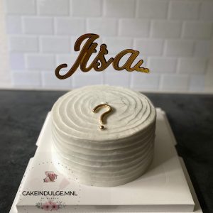 White 'It's a ?" Cake