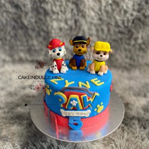Paw Characters Cake