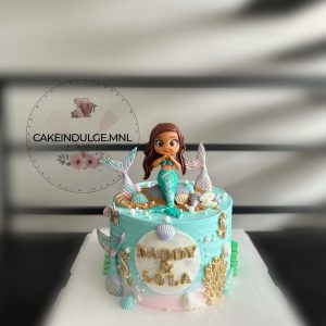 Ariel Theme Cake