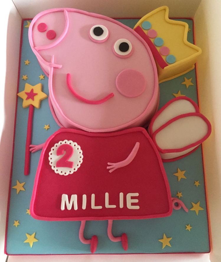 3D Peppa Pig Cake - Decorated Cake by Cake Explosion! - CakesDecor