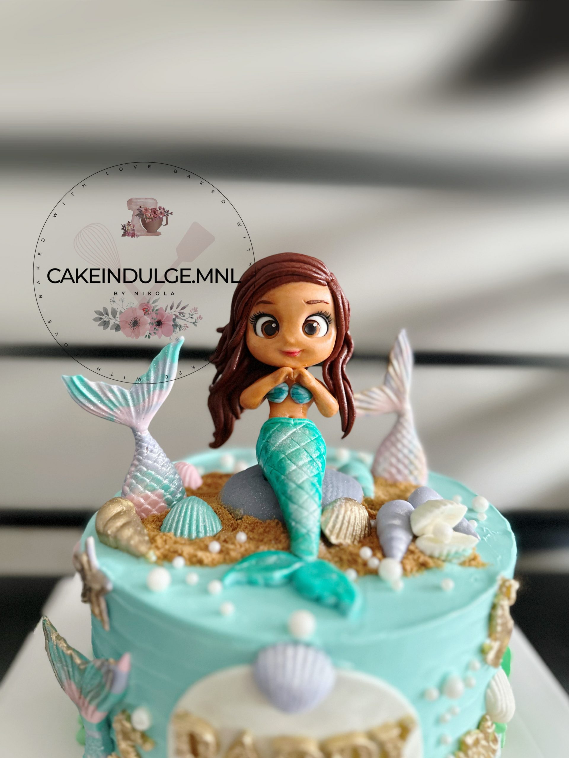 Acrylic Glitter Mermaid Cake Topper - somethingforcake-sonthuy.vn