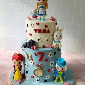 Alice in Wonderland Whimsical Cake