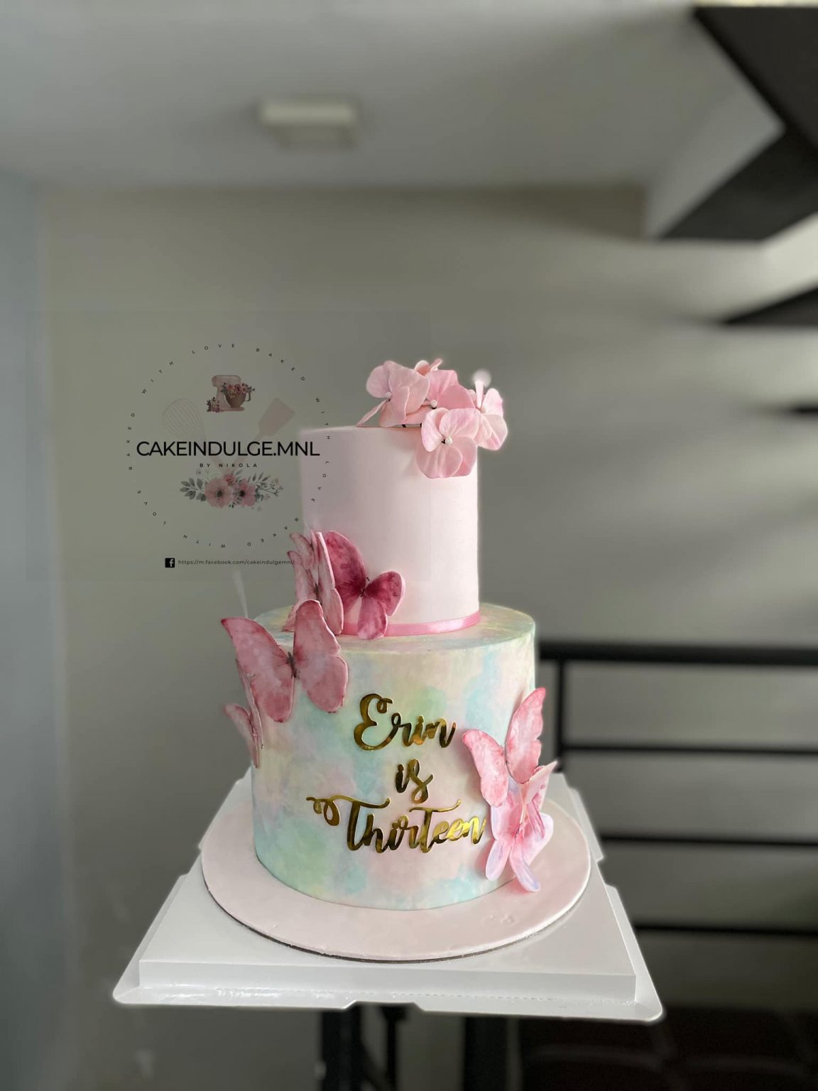 Pastel Butterfly Cake Cakeindulge Ph