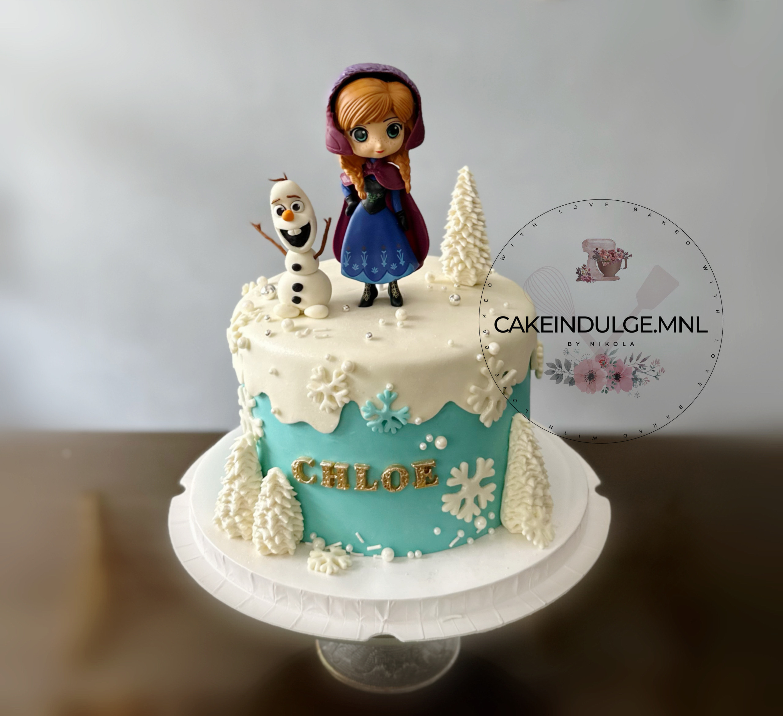 Disney Frozen Cake Design💖 | Cake Decorating ideas | easycake | Elsa & Anna  Cake | @miksVlogz - YouTube