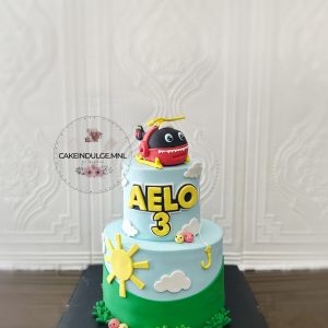 Cute Helicopter Cake