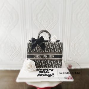 Dior Book Tote Cake